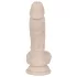 You2Toys - silikoninen dildon imukupilla - keskikokoinen (nude)
