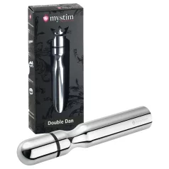 Mystim - sähköinen dildo - kaksipäinen - metallia