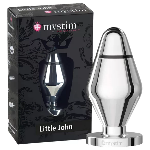 mystim Little John - pieni sähköinen anustappi (hopea)