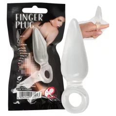You2Toys - Finger Plug - sormi-anustappi (läpinäkyvä)