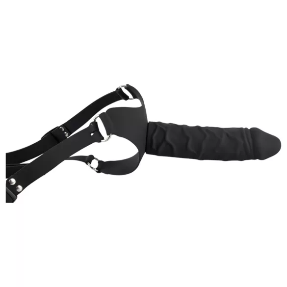 You2Toys - Strap-on dildo - silikoni - musta