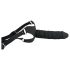 You2Toys - Silikoni Strap-On - kiinnitettävä dildo (musta)