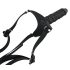 You2Toys - Silikoni Strap-On - kiinnitettävä dildo (musta)