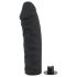 You2Toys - Silikoni Strap-On - kiinnitettävä dildo (musta)