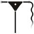 You2Toys - Silikoni Strap-On - kiinnitettävä dildo (musta)
