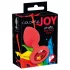 Colorful JOY - anustappi pieni - silikoni punainen