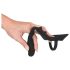 Black Velvet - anaalidildo, penis- ja kivesrengas