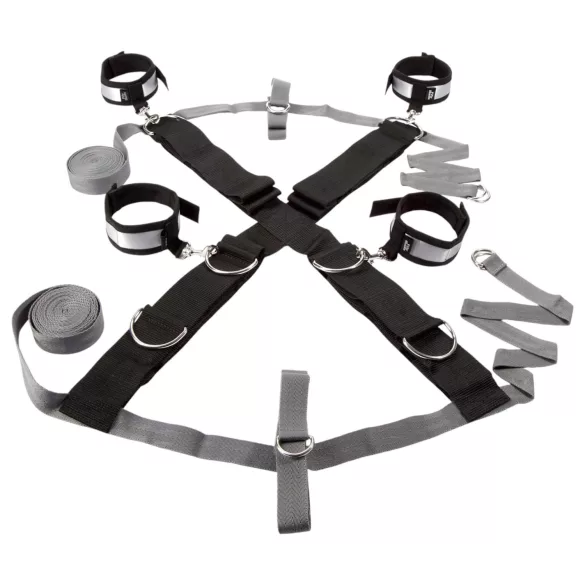 Fifty Shades of Grey - bondage-setti - täydellinen setti - harmaa