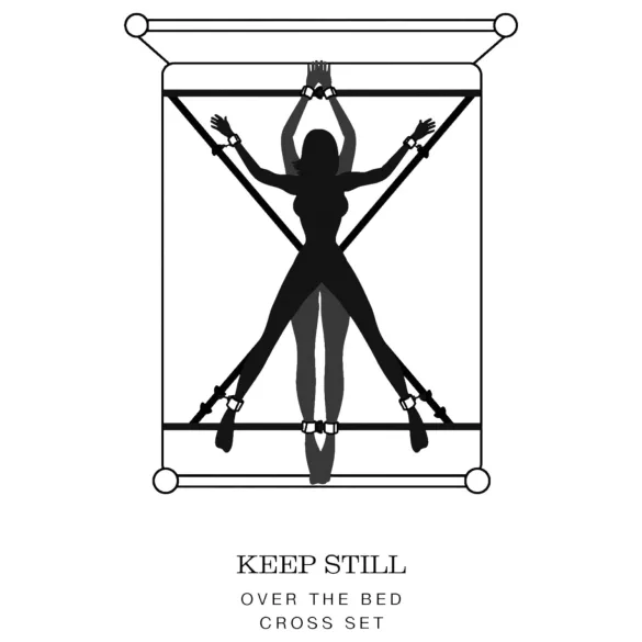 Fifty Shades of Grey - bondage-setti - täydellinen setti - harmaa