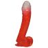 Jolly - dildo - realistinen - 17 cm - punainen