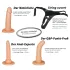 You2Toys - strap-on dildosetti valjailla (ihonvärinen)