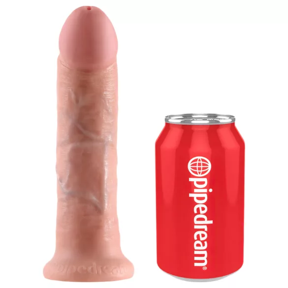 King Cock - Strap-on dildo - 20 cm - luonnollinen väri