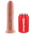 King Cock - Strap-on dildo - 20 cm - luonnollinen väri