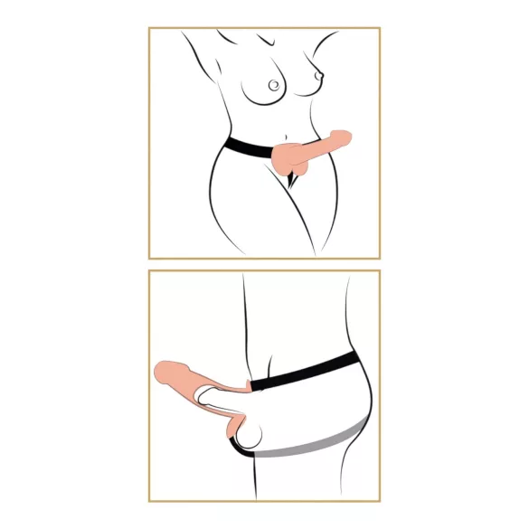 Fetish Strap-on 9 - strap-on dildo - realistinen - iho