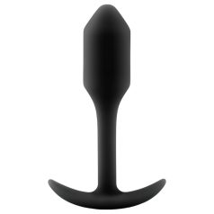 b-vibe Snug Plug 1 - anustappi sisäpainolla (55g) - musta