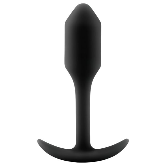 b-vibe Snug Plug 1 - anustappi sisäpainolla (55g) - musta