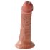King Cock 6 Dildo (15 cm) - ruskea
