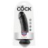 King Cock - dildo 20 cm - musta