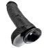King Cock - dildo kiveksillä - 25 cm musta