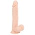 Nature Skin - imukupilla varustettu, aidontuntuinen dildo - luonnollinen (keskikoko)