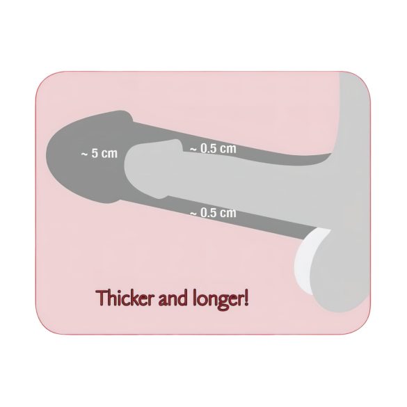 Nature Skin - penisfunktiohylsy - erekset tuki ja pidennys - iho