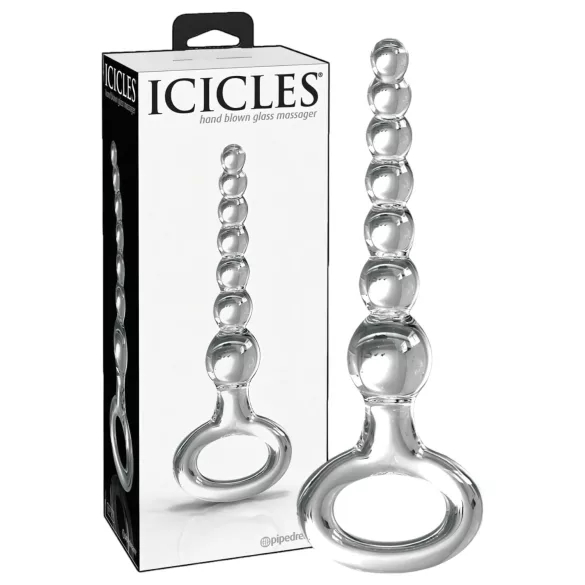 Icicles No. 67 - lasidildo pallopäällä - kirkas