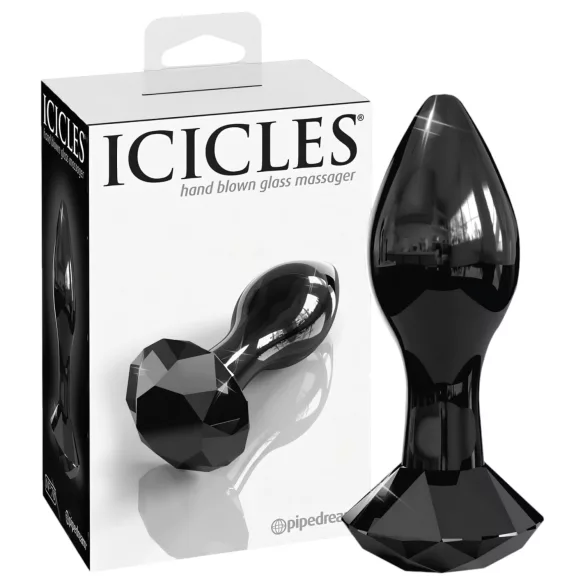 Icicles No. 78 - anustappi - lasi - musta