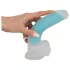 You2Toys - kiiltävä dildo imukupilla - sininen