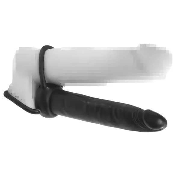 analfantasy - Strap-on anustappi dildo - kaksipäinen - musta