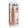 King Cock 9 - aidon tuntuinen dildo (23 cm) - luonnollinen