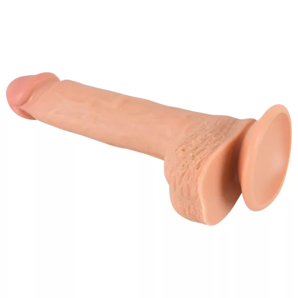 realistixxx - imukupilla varustettu realistinen dildo (22 cm, ihonvärinen)