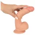 realistixxx - imukupilla varustettu realistinen dildo (22 cm, ihonvärinen)