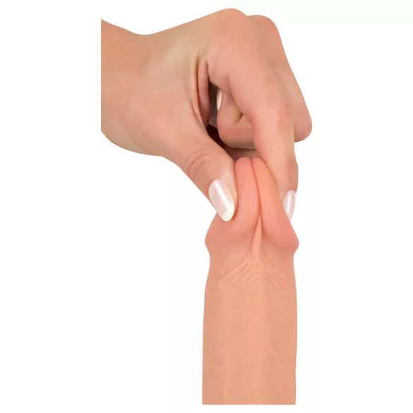realistixxx - imukupilla varustettu realistinen dildo (22 cm, ihonvärinen)