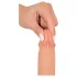 realistixxx - imukupilla varustettu realistinen dildo (22 cm, ihonvärinen)