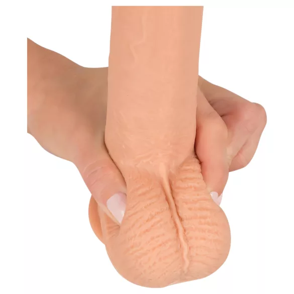 realistixxx - imukupilla varustettu realistinen dildo (22 cm, ihonvärinen)