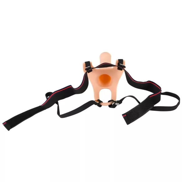 You2Toys - Strap-on dildoharnessi - ontto dildo - beige