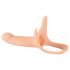 You2Toys - Strap-on M - kiinnitettävä, ontto dildo - luonnollinen