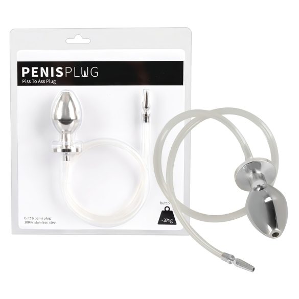 Piss to Ass Plug - ontto anustappi virtsaputken laajentajalla