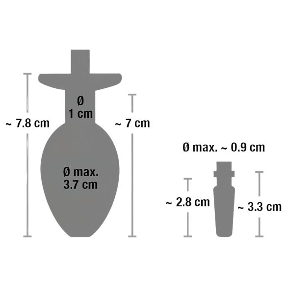Piss to Ass Plug - ontto anaalitappi virtsaputkitäyteajalla