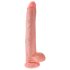 King Cock 14 - suuri dildo 35 cm - luonnollinen