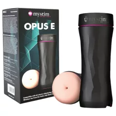   mystim Opus E Anus - elektro anustappi masturbaattori - luonnollinen/musta