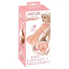 Nature Skin - 2in1 tekopersu ja penisjatke - ihovärinen