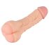 Luonnollinen iho - 2in1 tekopopo ja penisholkki (nude)