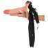 Realistixxx Strap-on - kiinnitettävä, ontto dildo (luonnollinen)