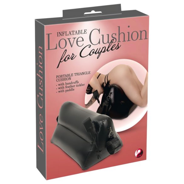You2Toys Love Cushion - ilmatäytteinen seksityynysetti (musta)