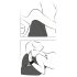 You2Toys Love Cushion - ilmatäytteinen seksityynysetti (musta)
