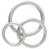 You2Toys Metallic - Silikoninen Penisrengassetti (3 kpl)