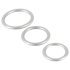 You2Toys Metallic - Silikoninen Penisrengassetti (3 kpl)
