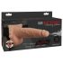 Fetissi Strap-On 7,5 - kiinnitettävä, suihkuttava dildo (nude)