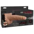 Fetish - Strap-on dildo spermasuihku - 19 cm - luonnollinen